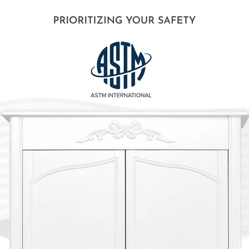 Vista 3 de Evolur Aurora Armoire, Queen, Frost