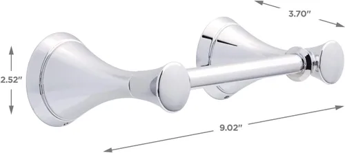 Vista 12 de Delta Faucet CLL63-PC Carlisle - Kit de accesorios de baño (3 piezas, cromado)