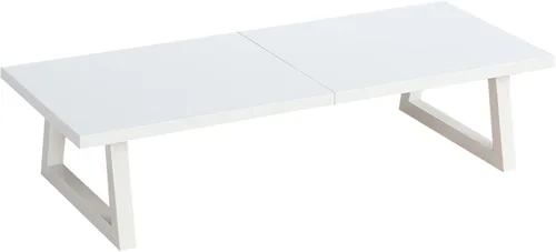 Vista 7 de TEAMIX Soporte elevador de monitor de 24 pulgadas, soporte para monitor de computadora de madera negra y acero con almacenamiento, portátil, PC