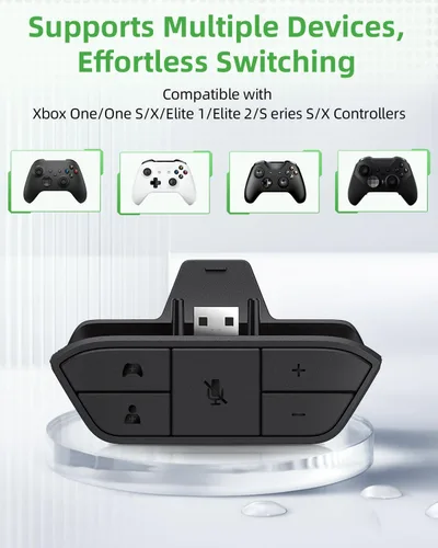 Vista 2 de Stereo Headset Adapter for Xbox One - Adjust Audio Balance (model 2)