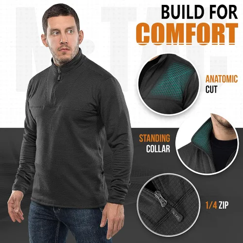 Vista 5 de Delta Level 2 - Ropa interior térmica para hombre con forro polar