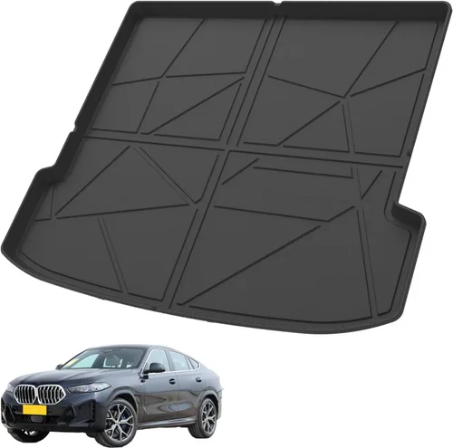 Vista 18 de Elsetyler Revestimiento de carga para viaje 2021 – TPO negro para todo tipo de clima, resistente al agua, bandeja de carga trasera, protector