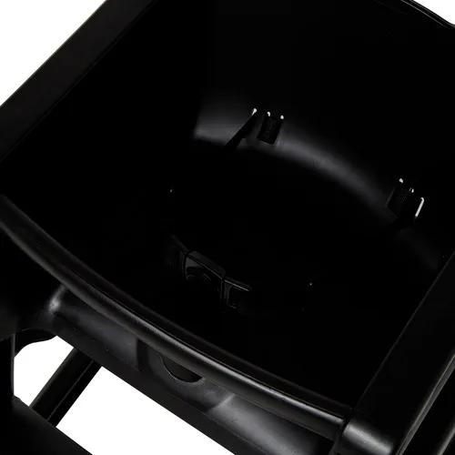 Vista 5 de Rubbermaid Commercial Products - Sillas altas resistentes para bebés y niños pequeños, Negro
