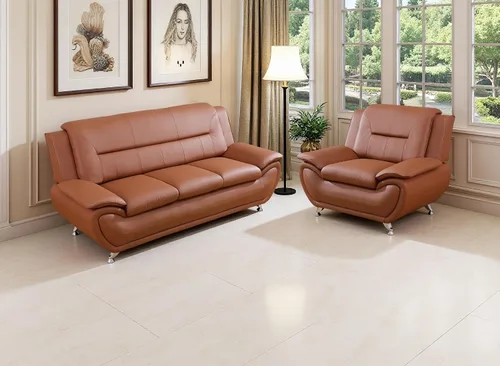 Vista 46 de Sofás de cuero, juego de sofás de sala, sofá para dormitorio, apartamento, juegos de muebles de sala de estar de cuero