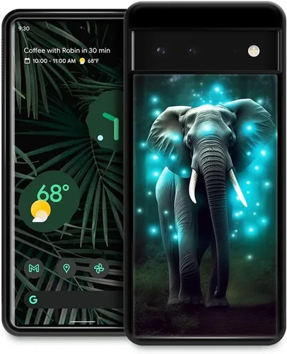 Vista 31 de CARLOCA Funda compatible con Google Pixel 6, diseño gráfico de moda a prueba de golpes, protección antiarañazos y caídas, Google Pixel 6 en blanco