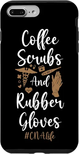 Vista 12 de iPhone 16 CNA Nurse Certified Nursing Assistant Coffee Coffee Scrubs & Case