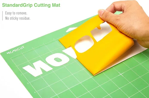 Vista 2 de Alfombrilla de corte de agarre estándar de 12 x 24 pulgadas para Cricut Maker 3/Maker/Explore 3/Air 2/Air/One, 3 alfombrillas de corte flexibles