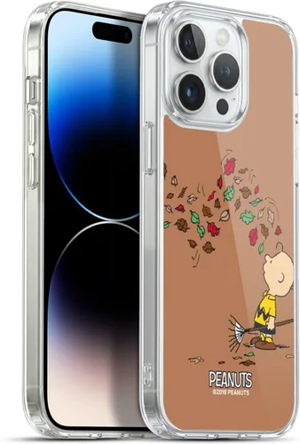 Vista 120 de Head Case Designs Funda de gel suave con licencia oficial de Peanuts Autumn Charlie Brown compatible con Apple iPhone 7 Plus/iPhone 8 Plus