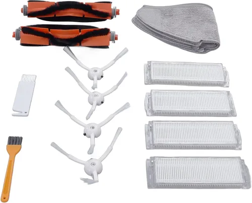 Vista 8 de Kit de cepillo de repuesto para trapeador de aspirador robot 2 Lite 2 Pro MJSTL MJST1S, accesorios de aspiradora de 16 piezas con cepillos