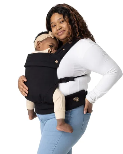 Vista 14 de Mabē Monarch Portabebés Ergonómico – Portabebés de Algodón Premium de Estructura Suave para Recién Nacidos a Niños Pequeños con Diseño Saludable