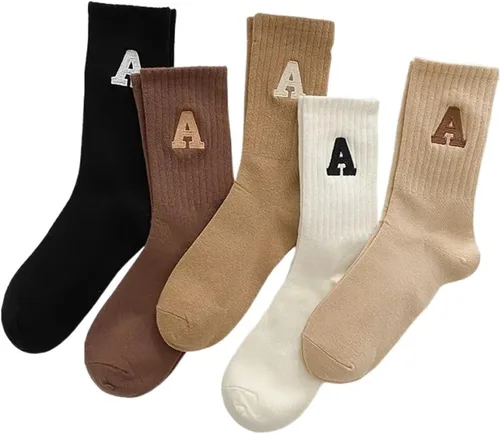 Vista 2 de TRENIS Women's Warm Socks Ladies Socks Autumn Winter Solid Color Unisex