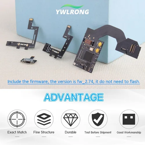 Vista 2 de Console Cable RP2040 Switch Firmware Core Chip for Nintendo Switch Flashable and Upgradable Chip Accessories Replacement Parts with Repair Tools