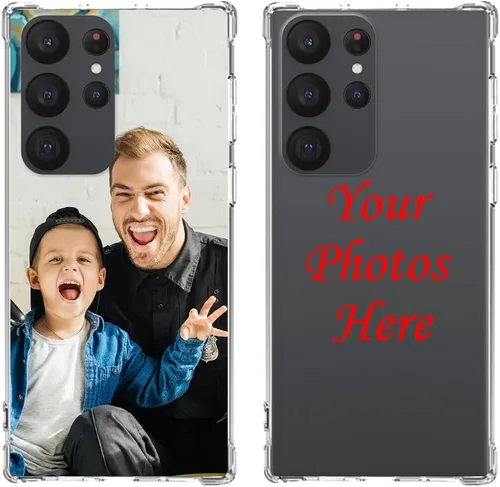Vista 10 de Funda de teléfono personalizada para Galaxy S23, funda para múltiples fotos con parachoques de TPU ultra delgada, collage personalizado de múltiples
