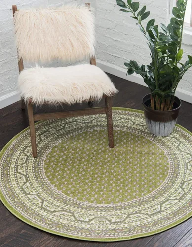 Vista 35 de Unique Loom Williamsburg Collection - Alfombra tradicional con borde central de puntos, alfombra de pasillo de 2 pies 9 pulgadas x 9 pies 10 Beige