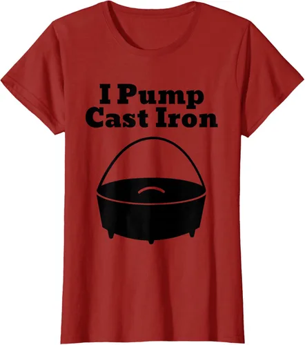 Vista 42 de I Pump - Camiseta de hierro fundido para cocinar al horno holandés