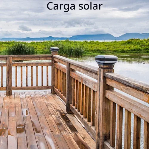 Vista 8 de FVTLED Luces solares para exteriores, 52 LED de alto brillo, 6000 K, blanco, IP65, impermeable, para postes de madera de 4 x 4, 5 x 5, 6 x 6