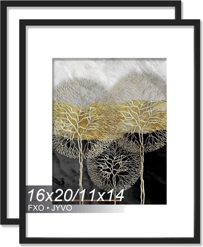 Vista 17 de Fxojyvo Marco de Fotos de 4x6, Muestra Foto de 3.5x5 con Paspartú o 4 x 6 Sin Paspartú, Liviano y de Alta Transparencia Marco de 4 por 6 para Pared