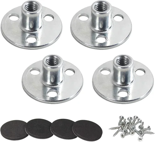 Vista 20 de Juego de 4 patas cuadradas para sofá, patas de repuesto de madera de 2 pulgadas para muebles, color marrón oscuro