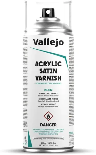 Vista 6 de Vallejo - Barniz Acrílico Mate en Spray Protección Duradera Resistente a Arañazos y Sin Amarilleo Para Superficies Exteriores e Interiores