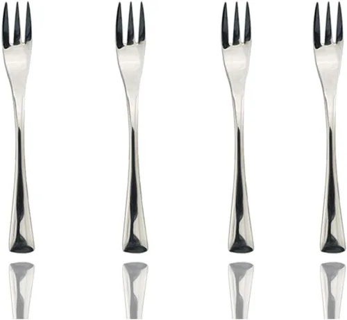 Vista 10 de JASHII Juego de cubiertos de acero inoxidable 18/10 de 20 piezas de plata pulida con espejo, cuchillo de cena, tenedor de ensalada, cuchara