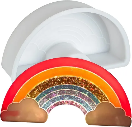 Vista 3 de Guirnalda de luces LED de 10 luces LED arcoíris y colores blancos con enchufe USB impermeable de 5 pies