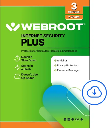Vista 8 de Webroot Software antivirus 2023 3 dispositivos 2 años de descarga para PC/Mac