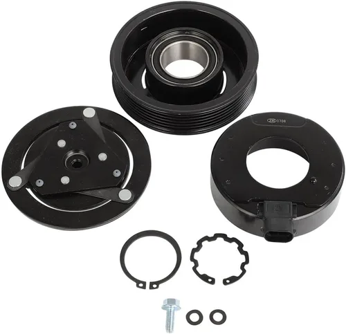 Vista 59 de CCIYU Embrague del compresor de aire acondicionado 2016-2018 para Fiat 500X 2.4L 2015-2021 para Jeep Renegade 2.4L AC Compresor para automóvil