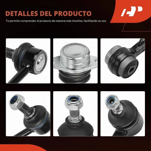 Vista 8 de A-Premium Kit de suspensión delantera de 8 piezas, barra estabilizadora, brazo de control superior inferior