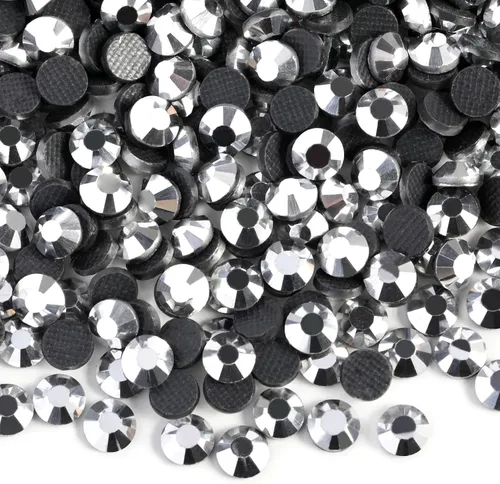 Vista 8 de 6000 diamantes de imitación termoadhesivos a granel, diamantes de imitación azules para ropa de manualidades, cristales termoadhesivos para Zafiro