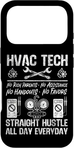Vista 30 de HVAC Technician Tech Vintage HVAC Tech No Rich Parents No Case for iPhone 16