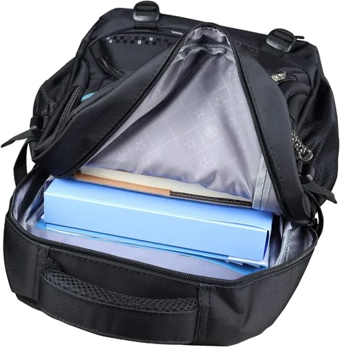 Vista 7 de VILINKOU Mochila con ruedas para niños y niñas, Azul, Equipaje, mochila, bolso