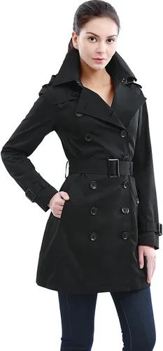 Vista 2 de BGSD Madison - Gabardina impermeable con capucha para mujer