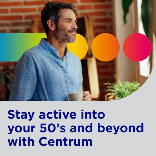 Vista 10 de Centrum Minis Silver Multivitamínico para hombres 50 Plus, suplemento multivitamínico/multimineral, vitamina D3, vitaminas B y zinc, ingredientes