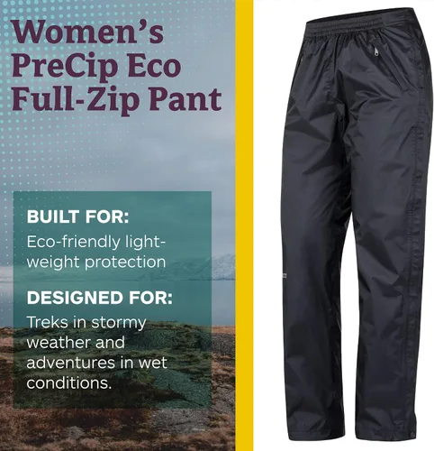 Vista 3 de MARMOT womens Precip Eco Full Zip Pants