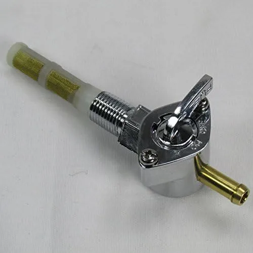 Vista 2 de Válvula de cierre de combustible de púas de manguera recta NPT filtrada NPT de 1/4 pulgadas para motocicleta - Manguera de combustible ID de 1/4