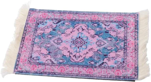 Vista 3 de Alfombrilla de mouse para juegos bohemia, estilo alfombra, alfombrilla de mouse para alfombra, alfombrilla de mouse con patrón retro, alfombrilla