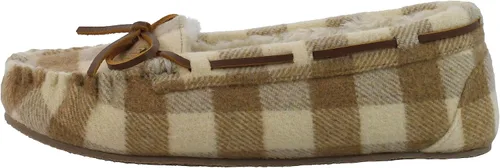 Vista 2 de Minnetonka - Pantuflas Cally de pelo sintético para mujer