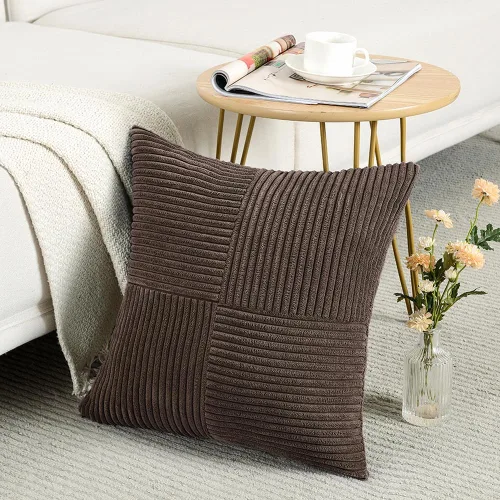 Vista 93 de Fancy Homi - Paquete de 2 fundas de almohada decorativas de color verde oliva pequeñas de 12 x 12 pulgadas para sala de estar, sofá, cama
