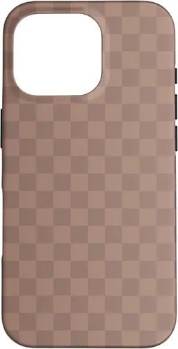 Vista 20 de Chic Brown Checkered Checkerboard Pattern Trendy Case for iPhone 16