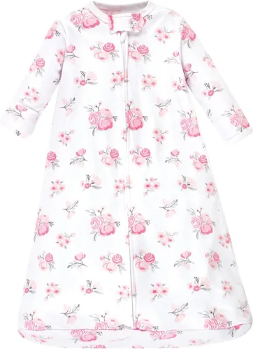 Vista 3 de Hudson Baby Saco de dormir unisex de algodón con manga larga para bebé, saco, manta