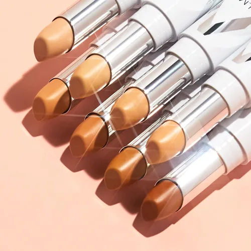 Vista 4 de Almay Corrector de Comodidad que Perfecciona la Piel, Maquillaje Facial, Cobertura Completa, Acabado de Aspecto Natural, Libre de Crueldad, Medio