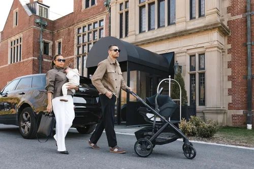Vista 9 de UPPAbaby Aria V2 Lightweight Infant Car Seat - Load Leg & Cover - Callum Callum (azul piedra)