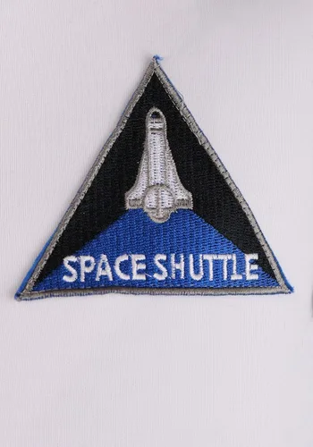Vista 7 de Women's NASA Patch Astronaut Flight Suit Costume Jumpsuit, Patch, Rib Knit Collar, Front Zipper, Cargo Pocket