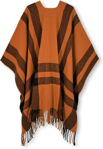 Vista 119 de Moss Rose Chal de viaje para mujer, capa tipo poncho de frente abierto para otoño e invierno