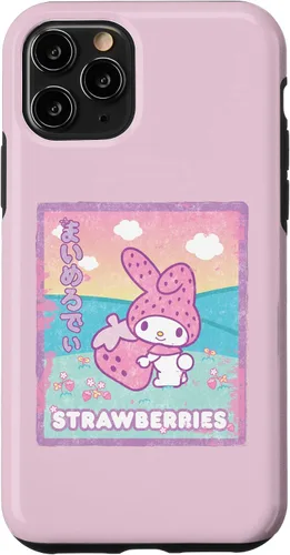 Vista 29 de Funda para iPhone 16 My Melody Strawberry Milk
