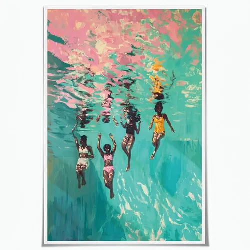 Vista 21 de Póster de personas negras, arte de mujeres afroamericanas, arte minimalista para mujer, impresión de mujer afro, obra de arte moderna, 16 x 24