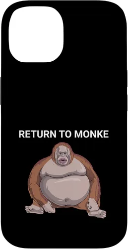 Vista 4 de Reject Humanity Return to Monkey Uh Oh Stinky Funny Monke Case for iPhone 17