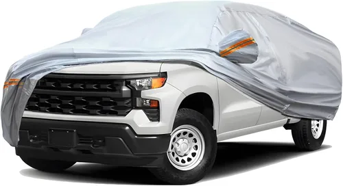 Vista 31 de TUCAREST - Funda de auto completa de 6 capas de alta calidad, diseño de cremallera de carcasa dura, impermeable, resistente a la intemperie