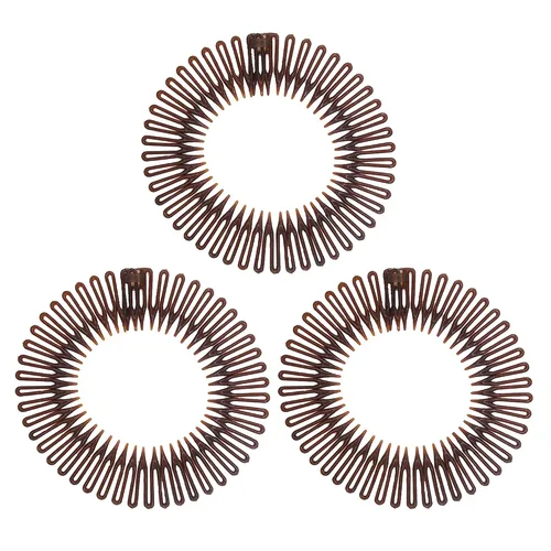 Vista 12 de Soft 'N Style Diademas flexibles elásticas para mujeres (3 unidades, color negro)