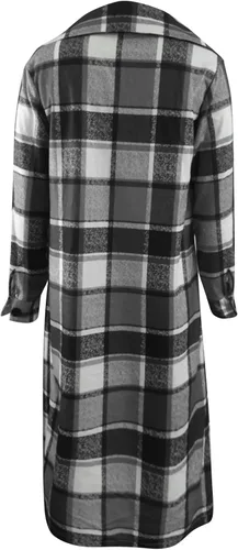 Vista 2 de Abrigos de invierno para mujer, casual, holgado, manga larga, con un solo botonadura